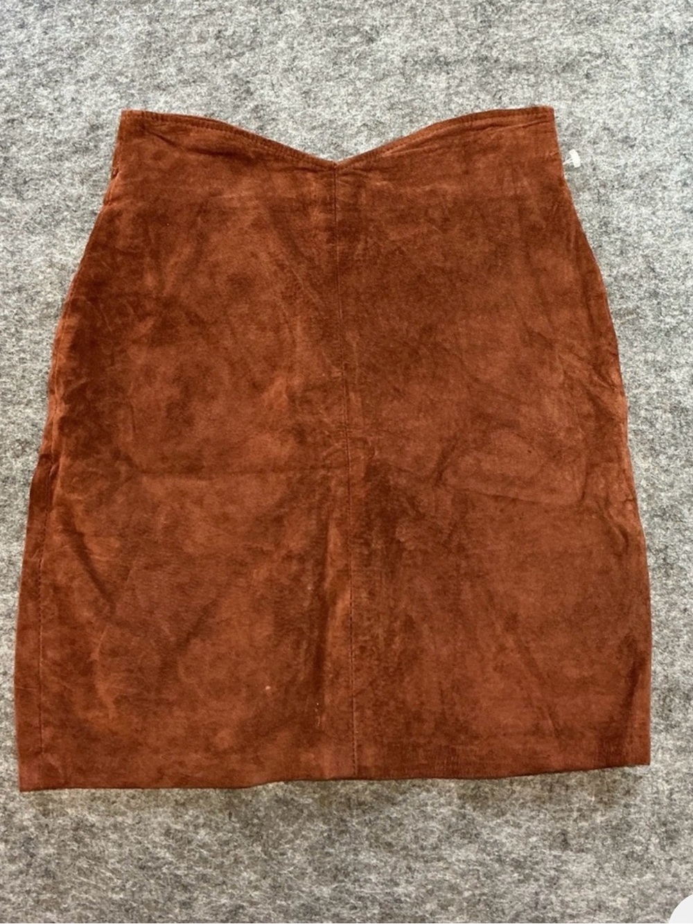 Vintage Suede Mini Skirt